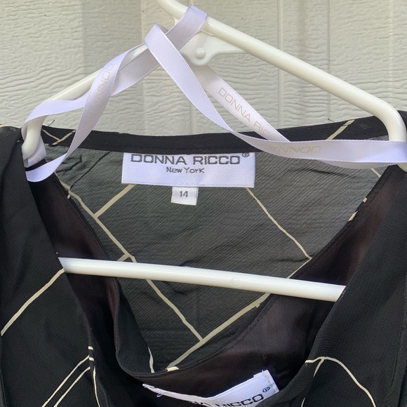 Donna Ricco NY women”s size 14 dress with wrap - Picture 5 of 7